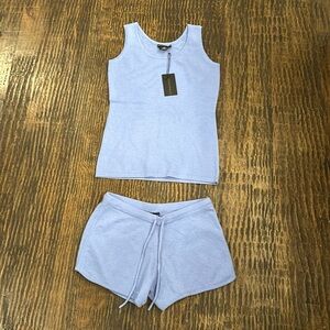 NWT, baby blue cashmere set